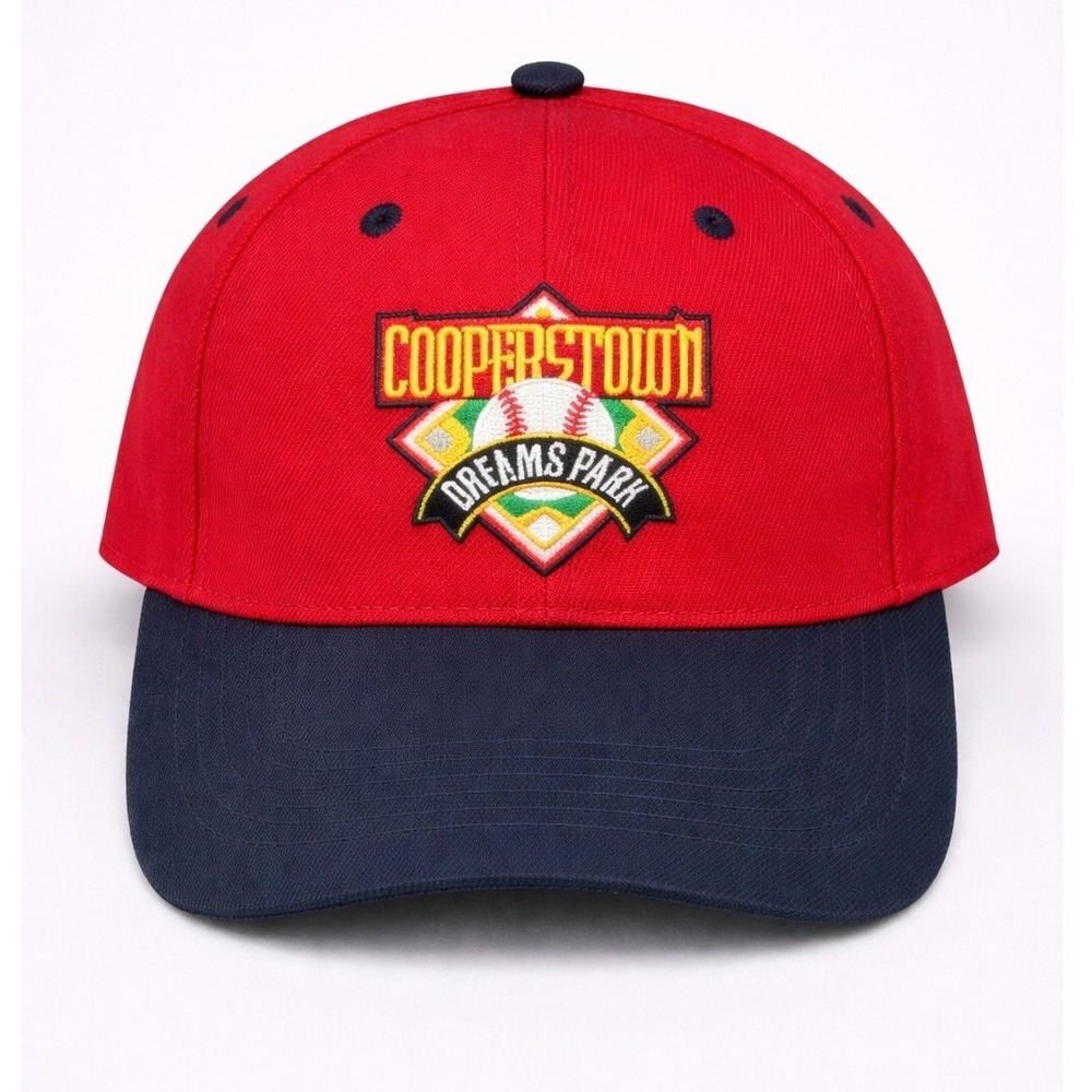 Vintage Cooperstown Dreams Park‎ Hat Strapback Red Navy Baseball Cap
